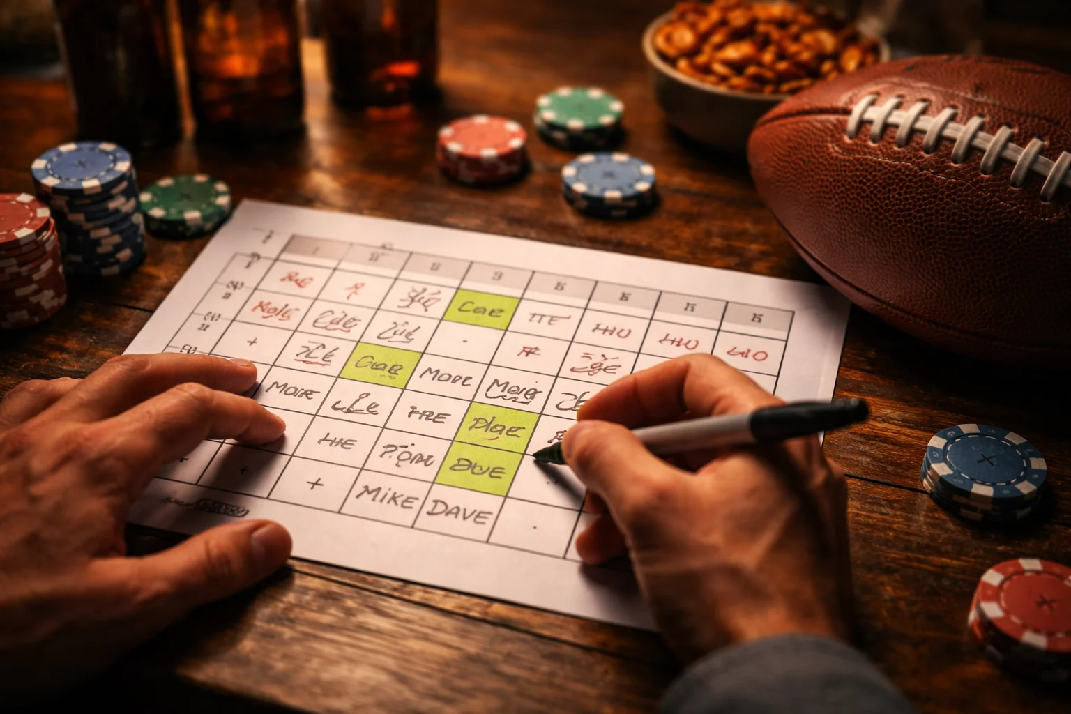 Super Bowl Betting Board Template: Free PDF (2026)