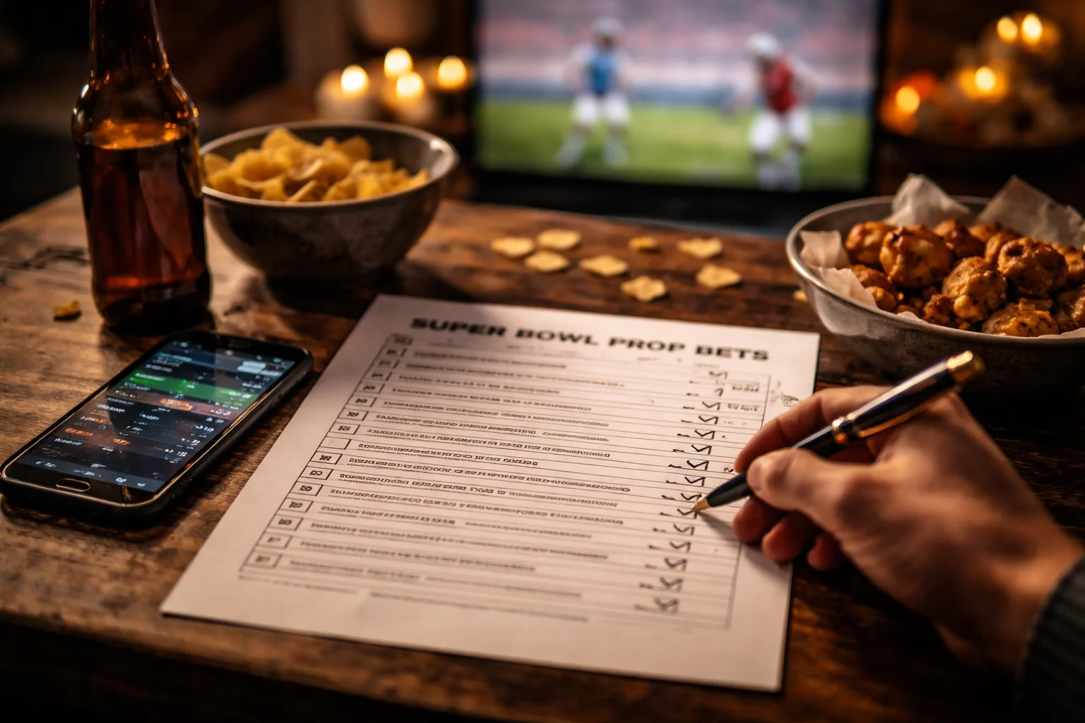 Super Bowl Betting Sheet 2026: Free Printable Prop Bets