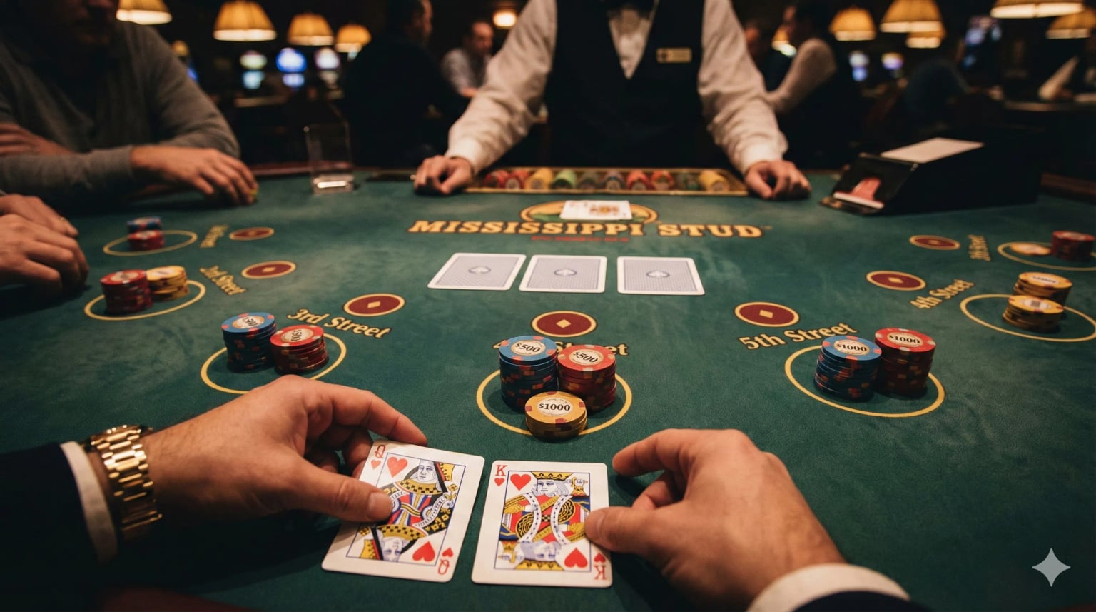 Mississippi Stud Strategy Guide: Charts, Math & Trainer (2026)