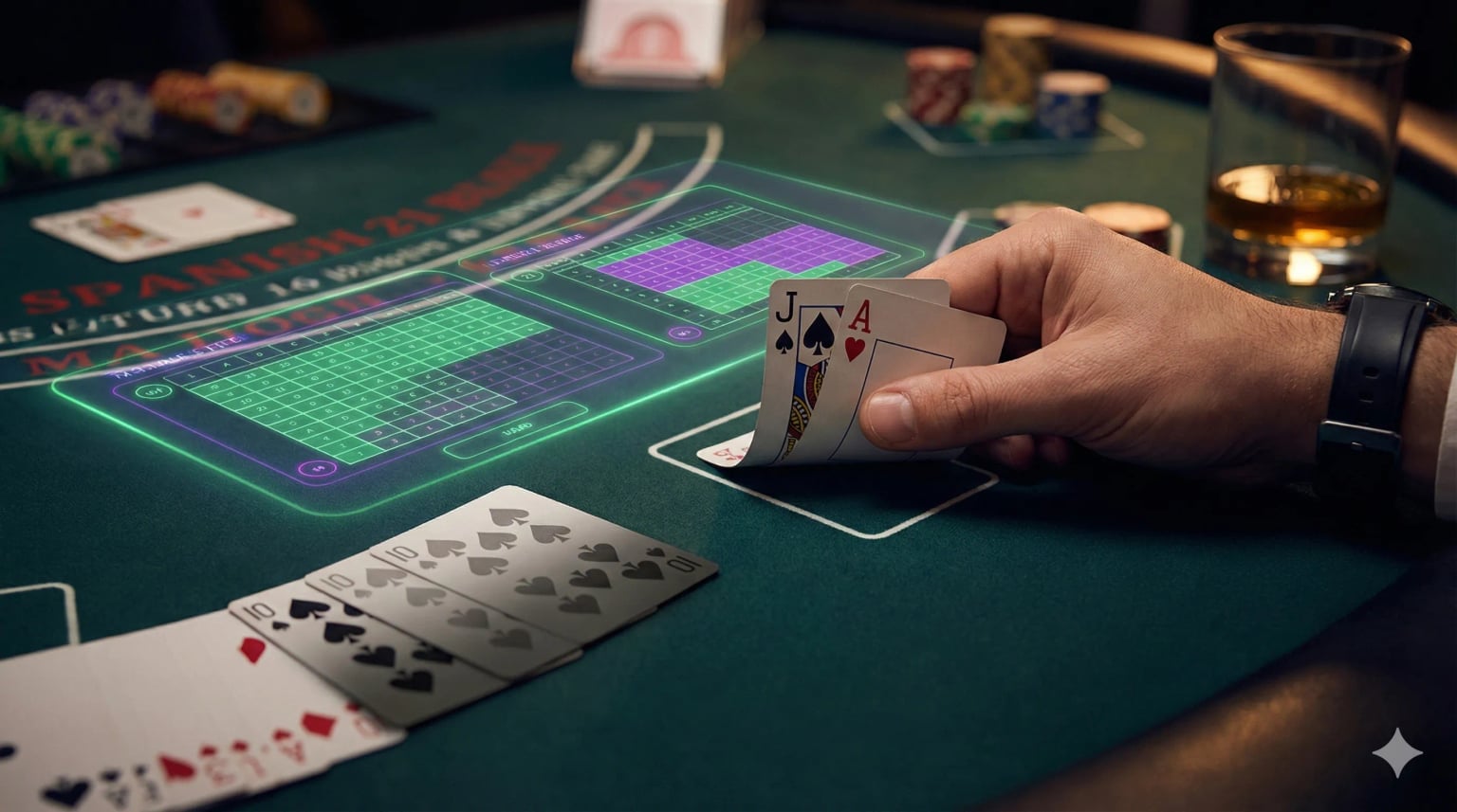 Spanish 21 Strategy Guide: Charts, Trainer & Math (2026)