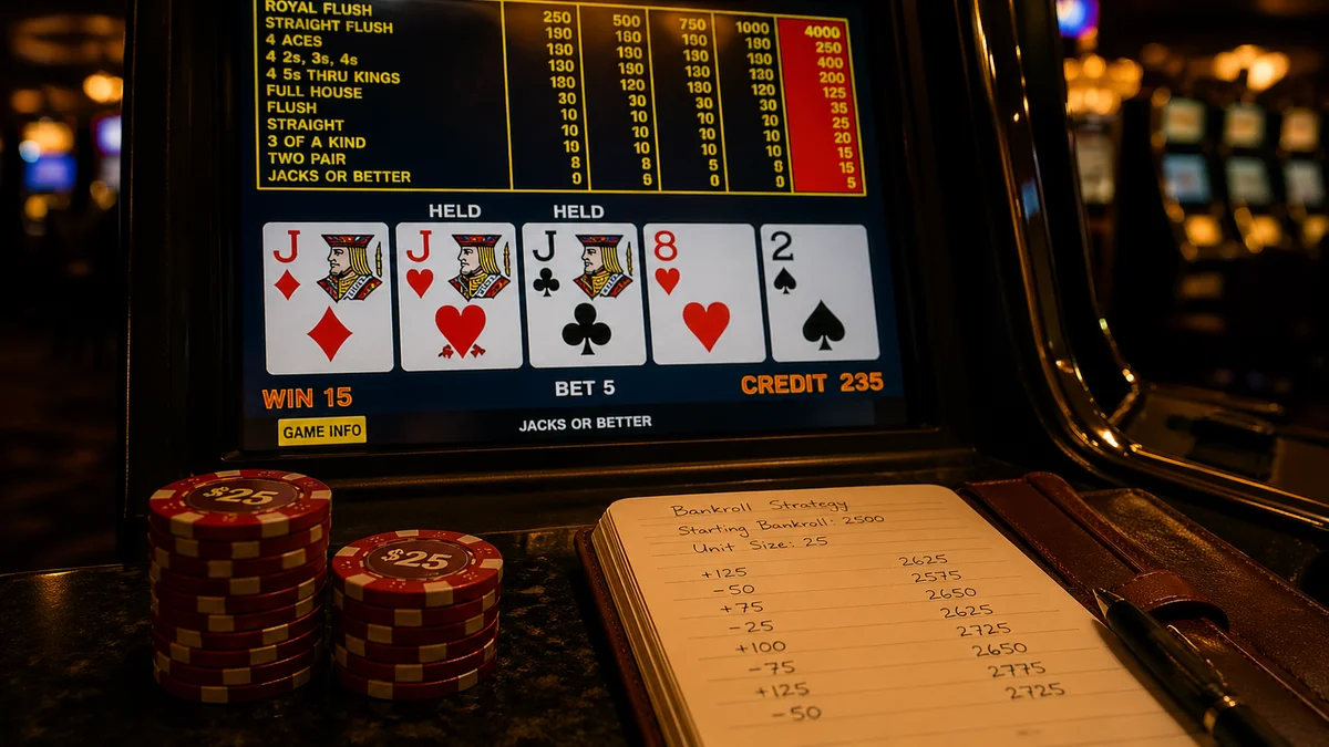Video Poker Bankroll Hesaplayıcı: Ödeme Tablosu Matematiği (2026)