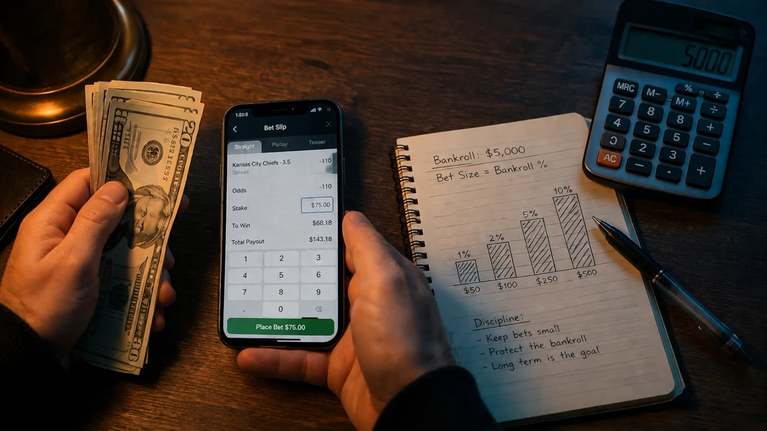 Welcher Prozentsatz Ihres Bankrolls sollten Sie setzen? (2026)