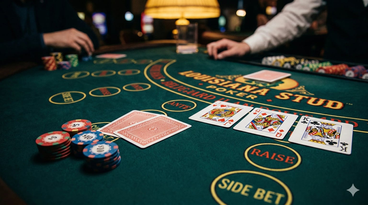 Louisiana Stud Poker: Kurallar, Strateji & Oranlar (2026)