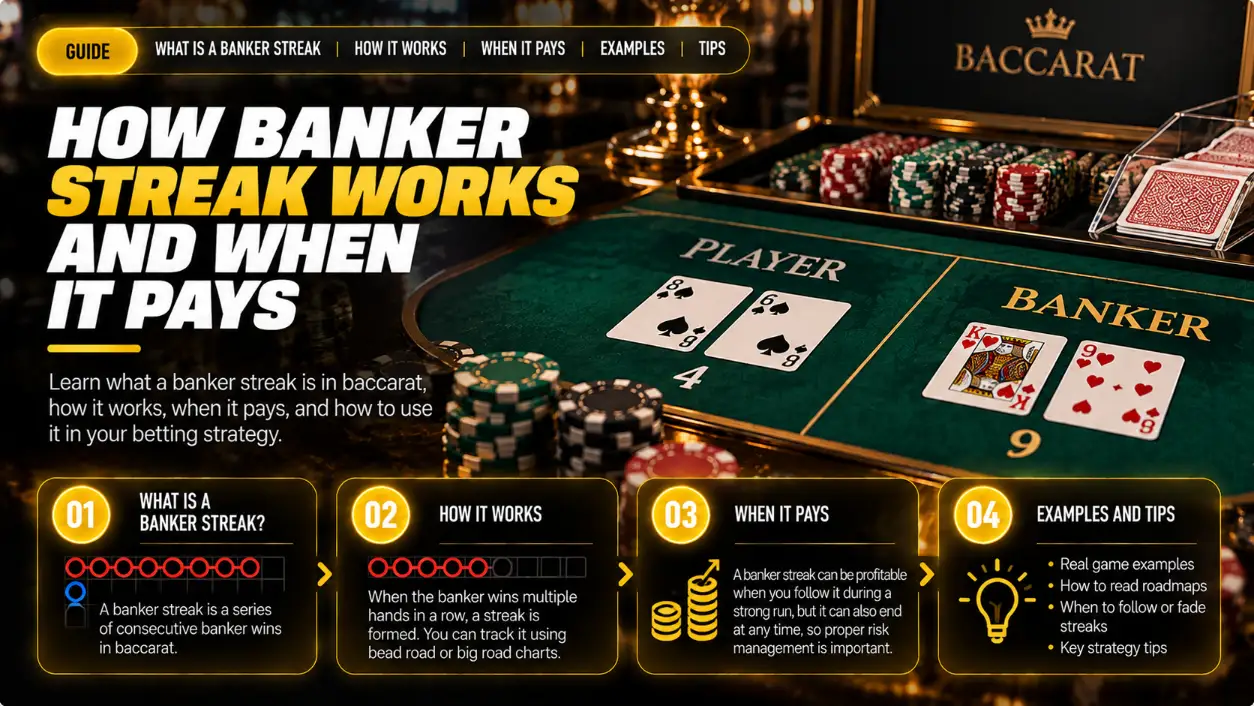 Banker Streak в баккаре: правила и таблица выплат № 2