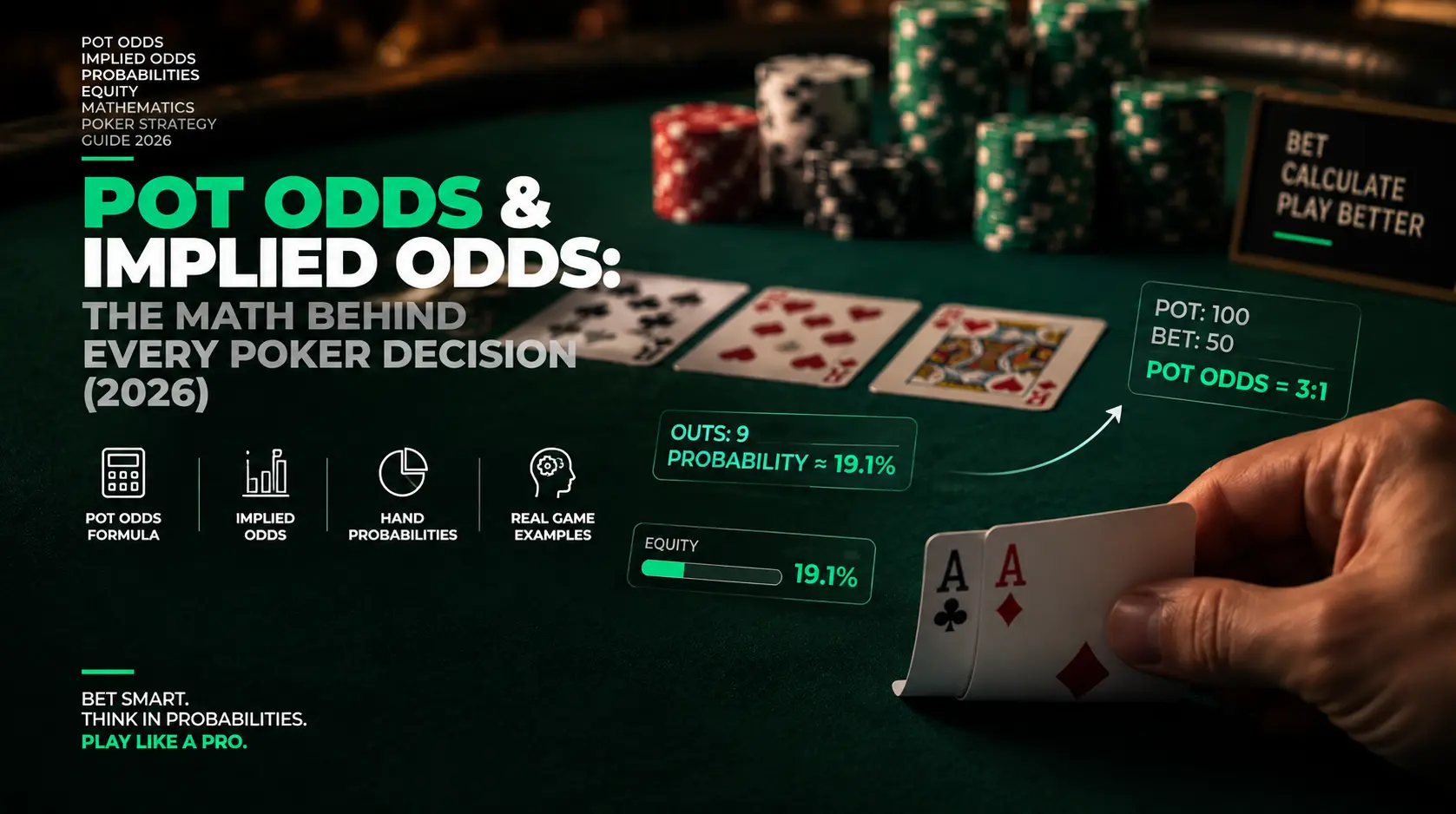 Poker Pot Odds and Implied Odds Explained