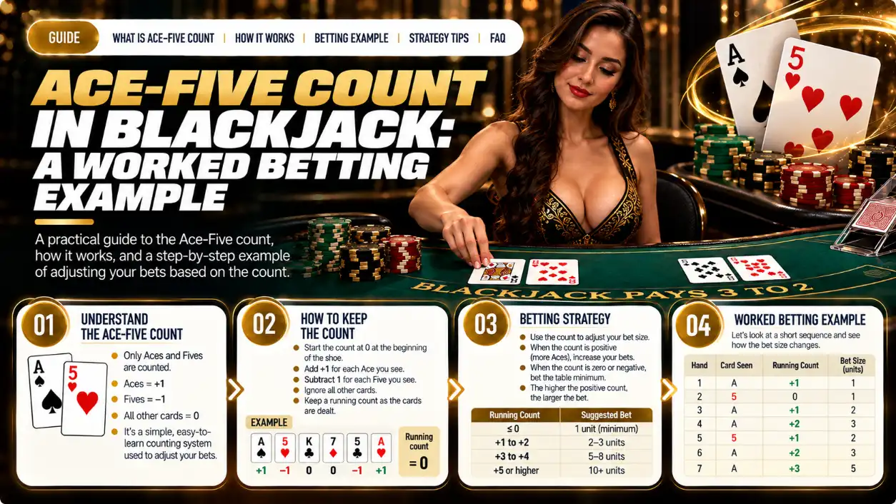 Ace Five Count: Rules, Bet Changes, and Simulation Results