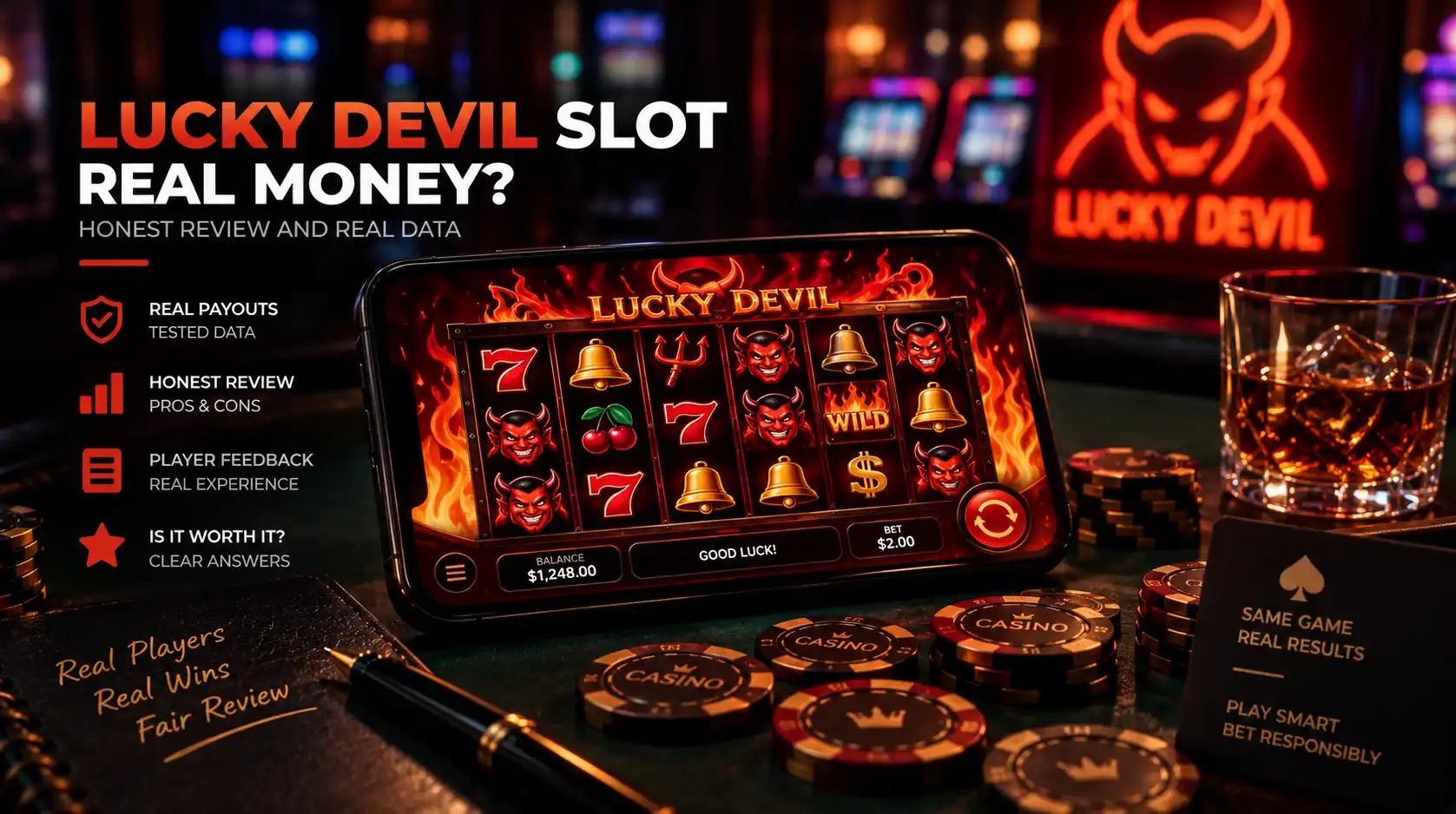 Платит ли Lucky Devil Slot реальные деньги?