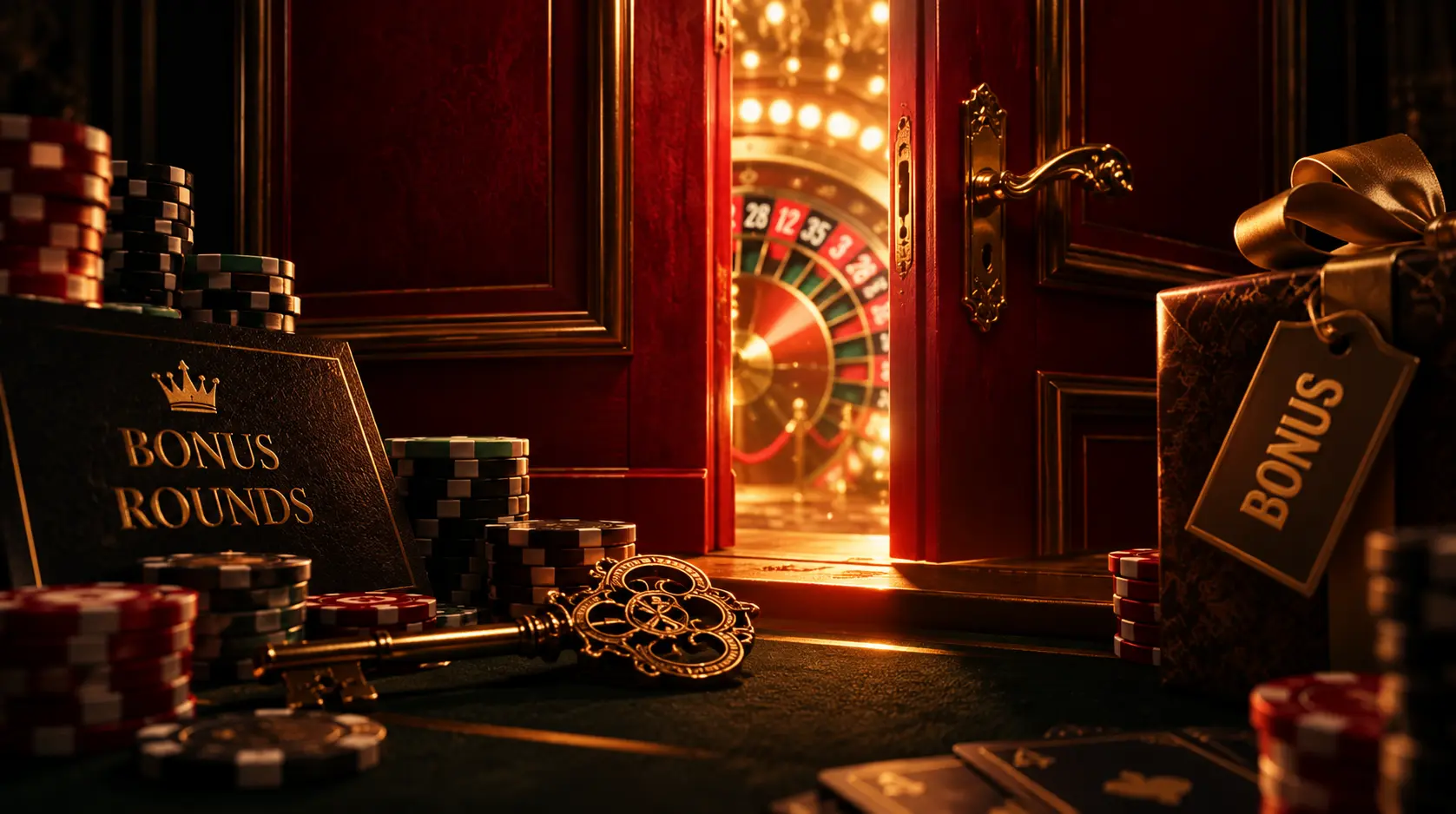 Red Door Roulette: бонусы и ключи