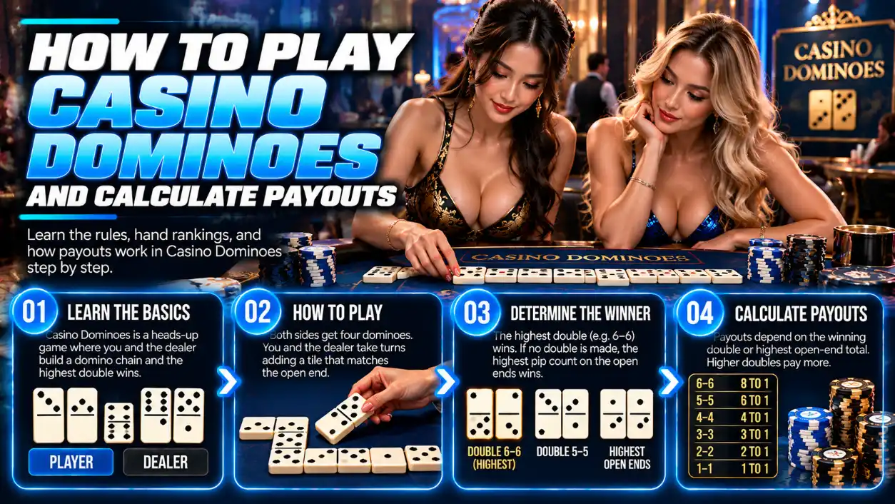 Casino Dominoes: правила, очки и выплаты
