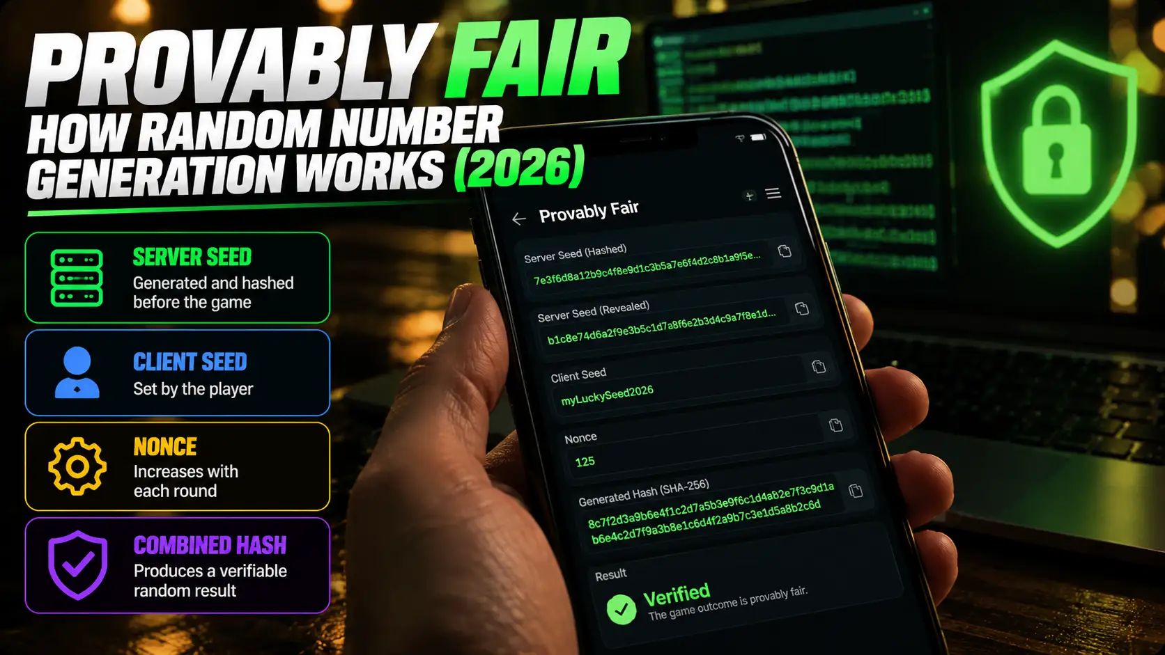 Provably Fair RNG Explained: Seeds, Bytes and Checks