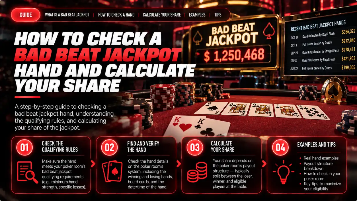 Bad Beat Jackpot: Hollywood 2024 Rules and Payouts