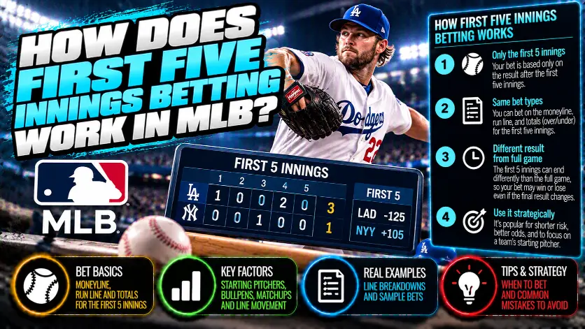MLB First Five Innings Betting: Rules and Price Examples