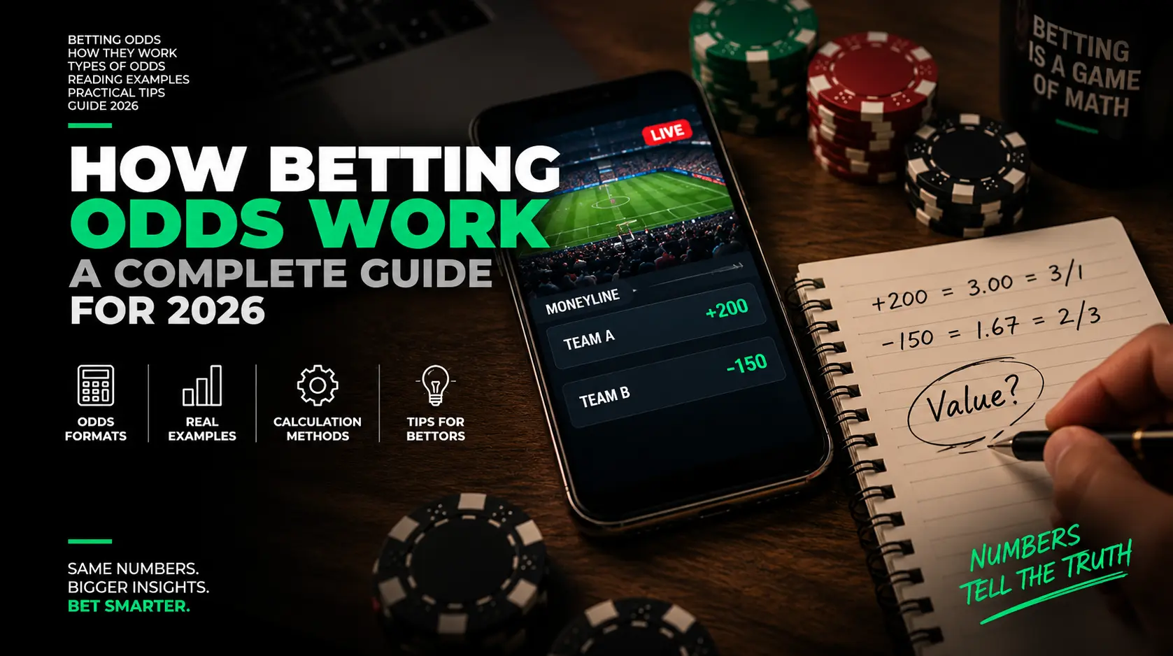 How Betting Odds Work: Formats, Payouts and Probability