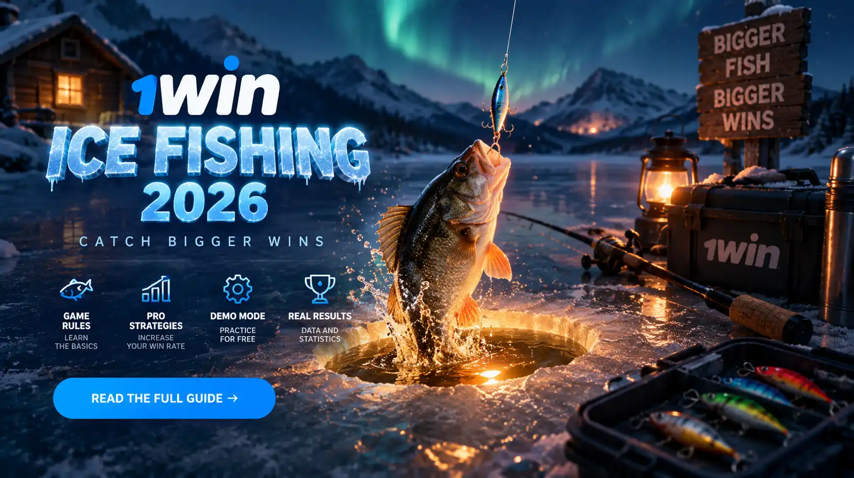 1win Ice Fishing: ставки, выплаты и RTP