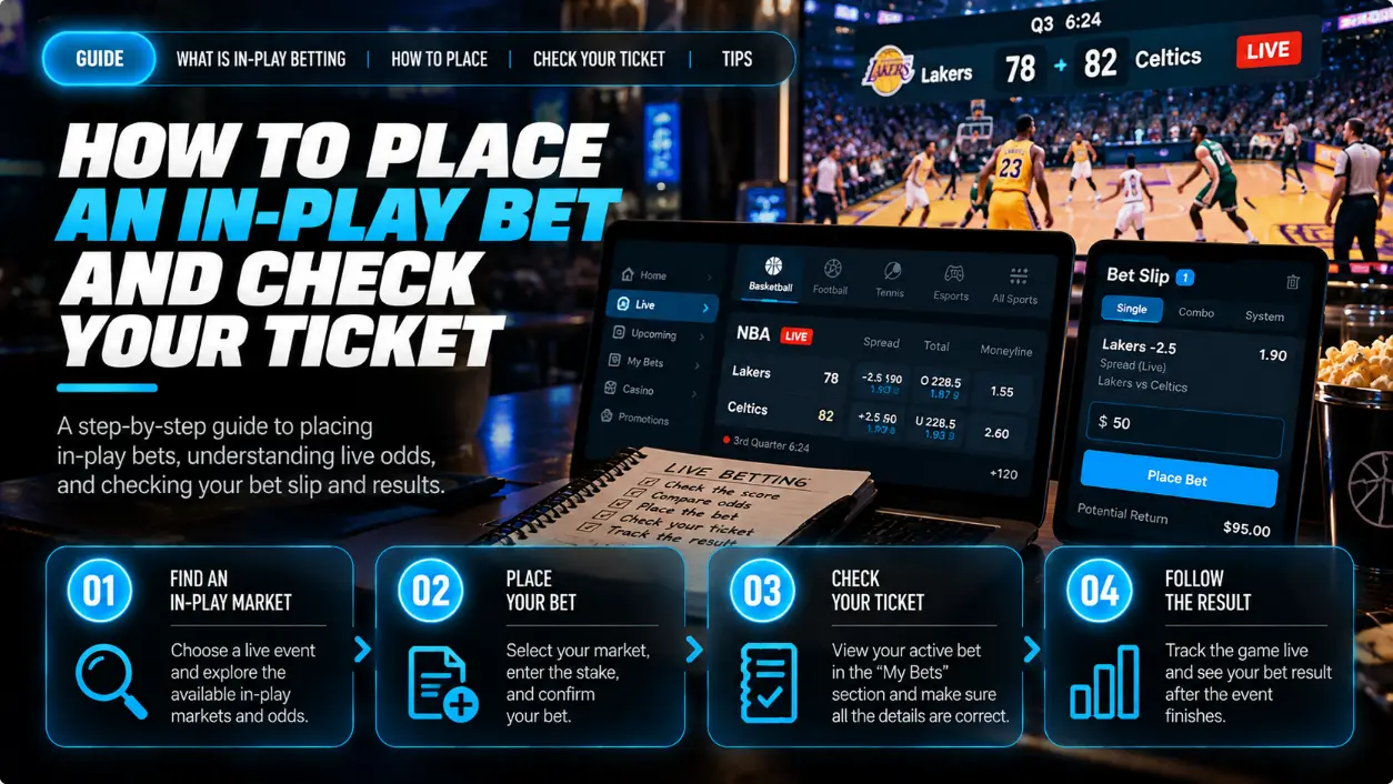 Live Sports Betting: How to Place and Check an In-Play Bet