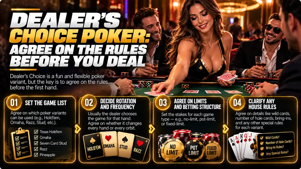 Dealer’s Choice в покере: правила выбора игры