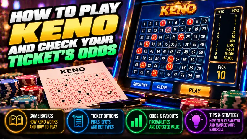 How to Play Keno: Rules, Odds and Paytables