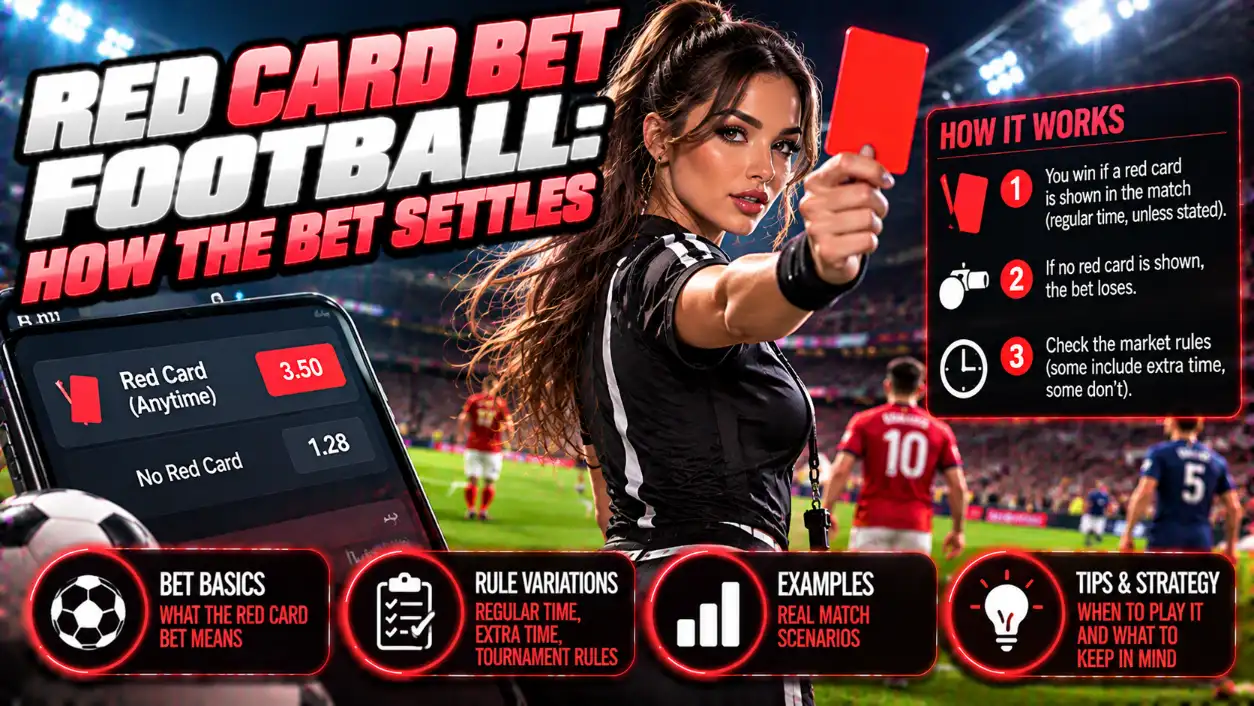 Red Card Bet in Football: Rules, Payouts and Price Checks