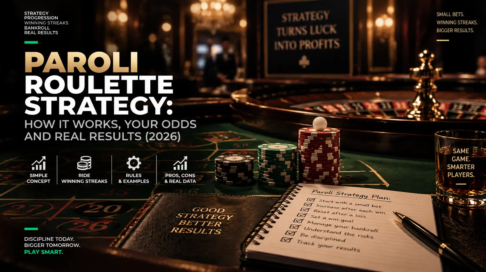 Paroli Roulette Strategy: 1–2–4 Rules and Simulator