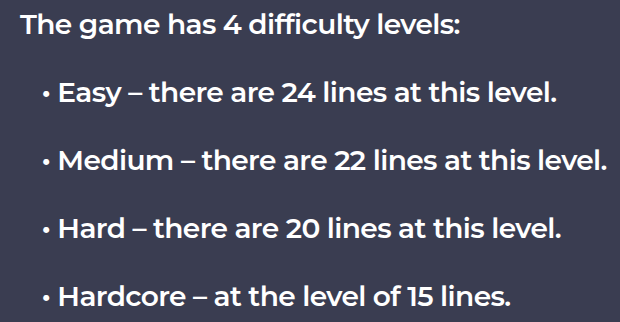 Chicken Road rules fragment with mode names and line counts.