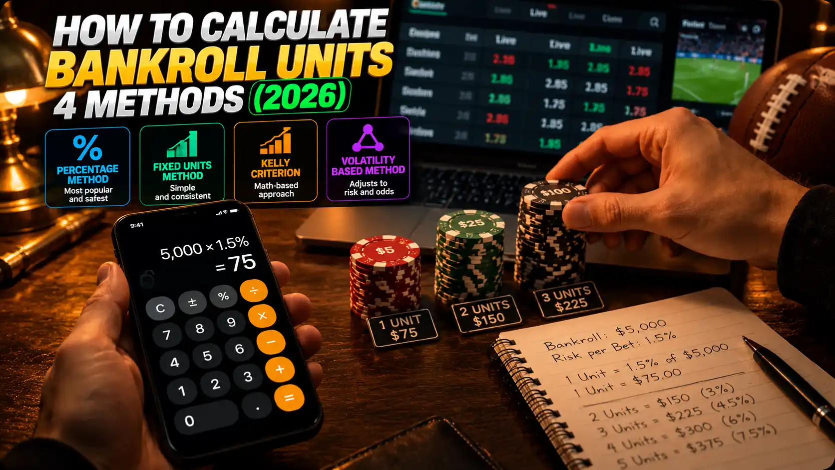 How to Calculate Betting Units: Formula and Examples