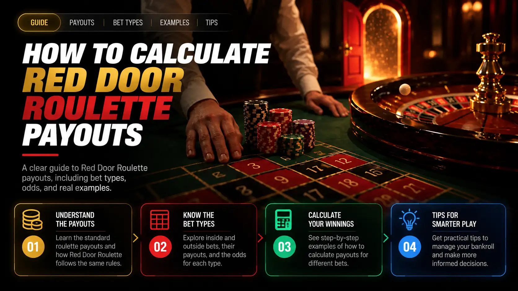 Выплаты Red Door Roulette: таблица и расчёт