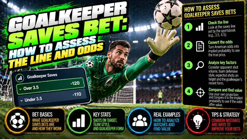 Goalkeeper Saves Bet: Probability, Odds and Calculation