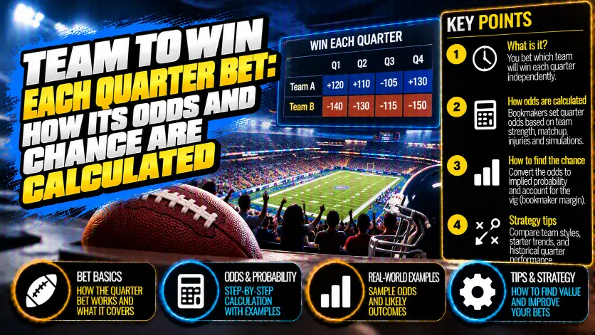 Team to Win Each Quarter Bet: How the Payout Works